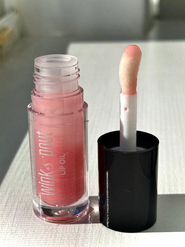 Lip Oil “Glam Glow” (Soft Pink)