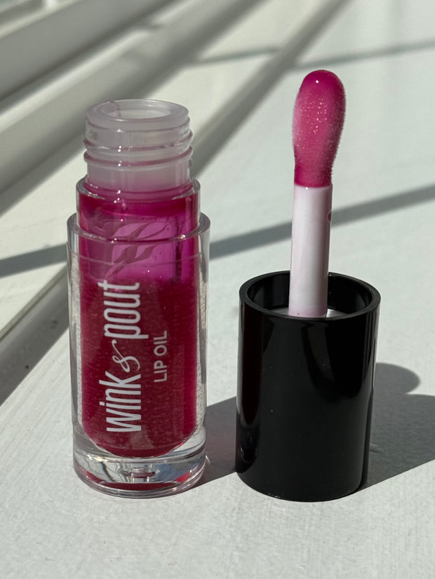 Lip Oil “Rose’ Glow” (Rose’ Red … Bee Sting)