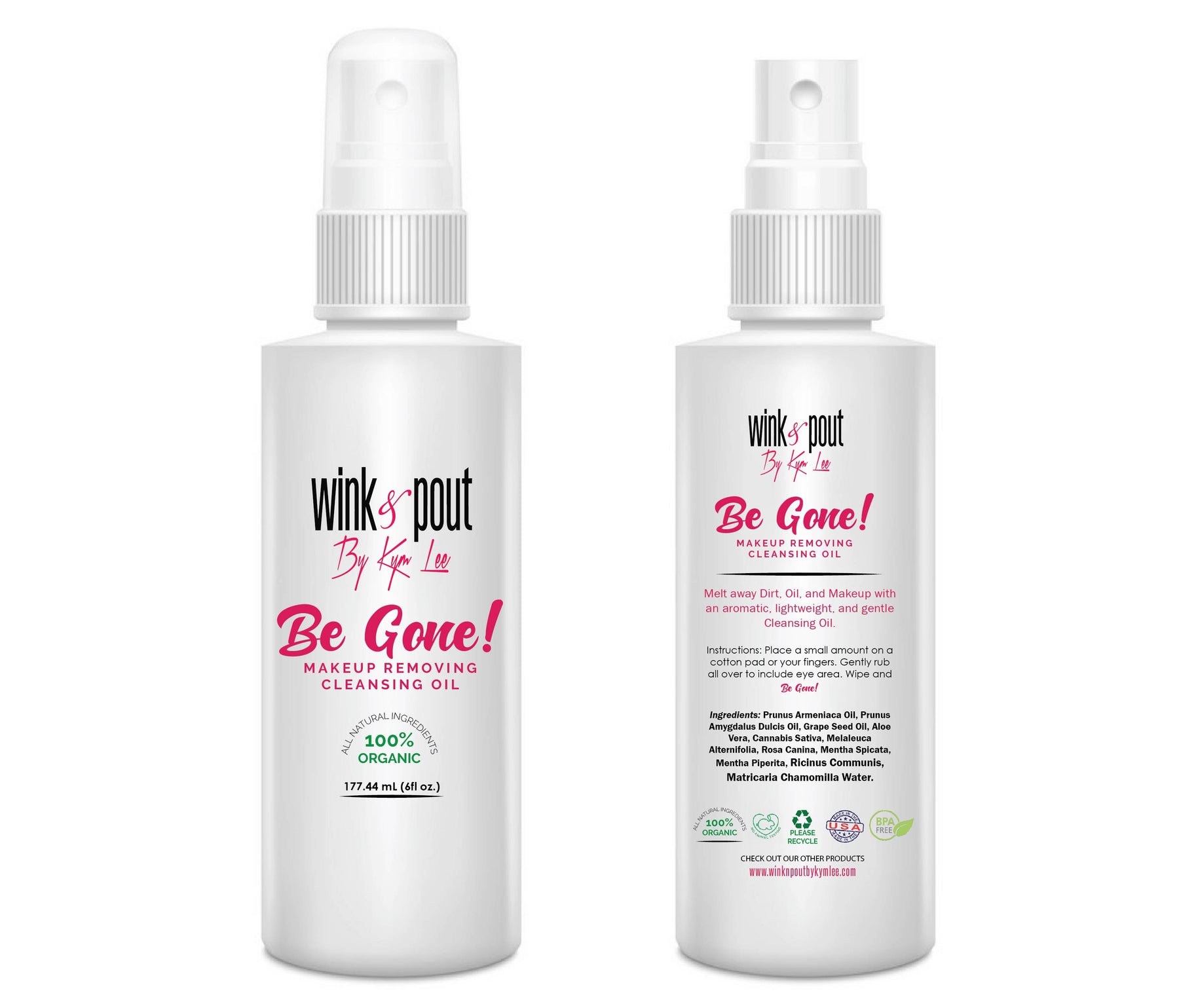 1 BEST “BE GONE" Makeup/ Pollutants/ Pollen Remover . – WinknPout
